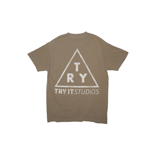 Try-Angle T-Shirt (BROWN)