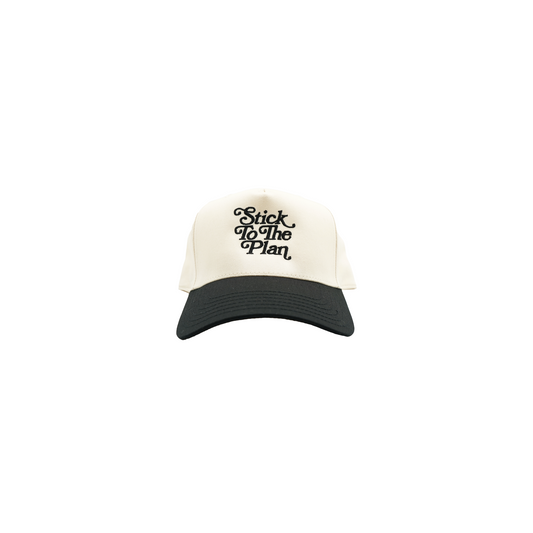 Stick to the plan hat (two tone)